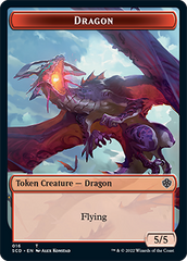 Dragon // Dragon Double-Sided Token [Starter Commander Decks] | Webway Games
