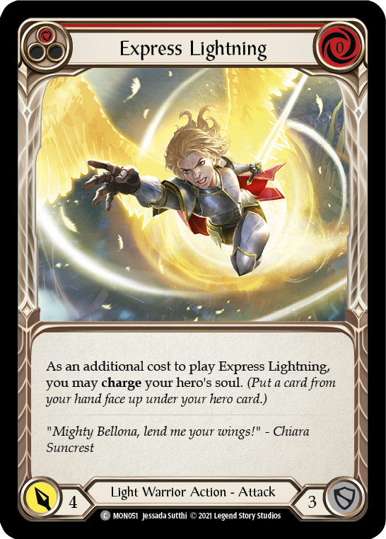 Express Lightning (Red) [MON051] 1st Edition Normal | Webway Games