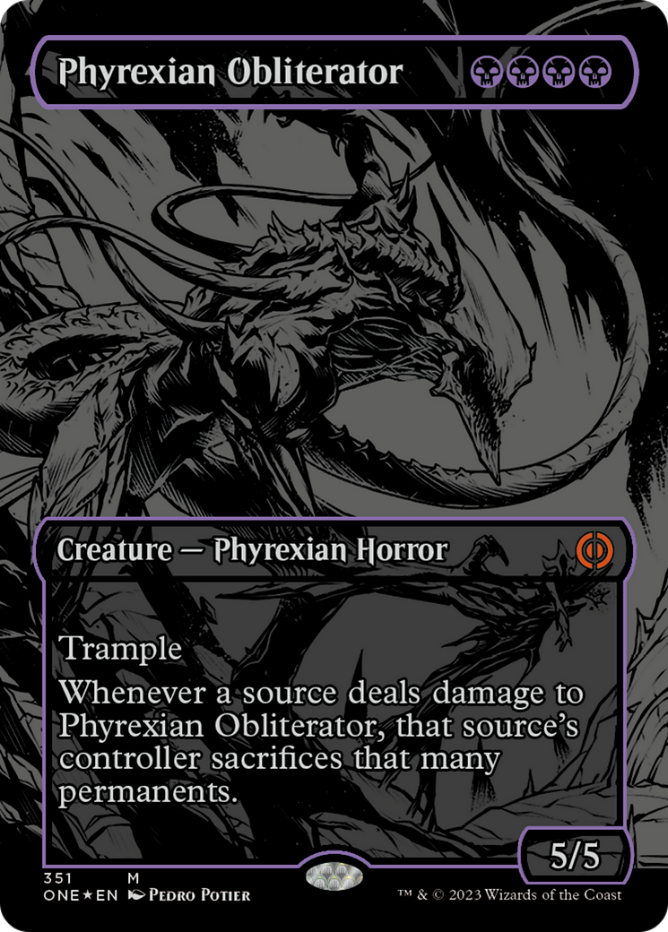 Phyrexian Obliterator (Oil Slick Raised Foil) [Phyrexia: All Will Be One] | Webway Games