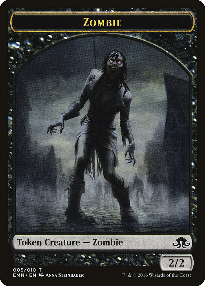 Zombie (005/010) [Eldritch Moon Tokens] | Webway Games