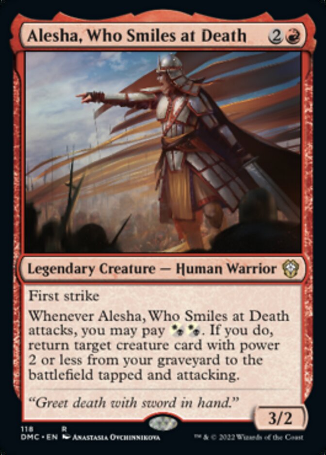Alesha, Who Smiles at Death [Dominaria United Commander] | Webway Games