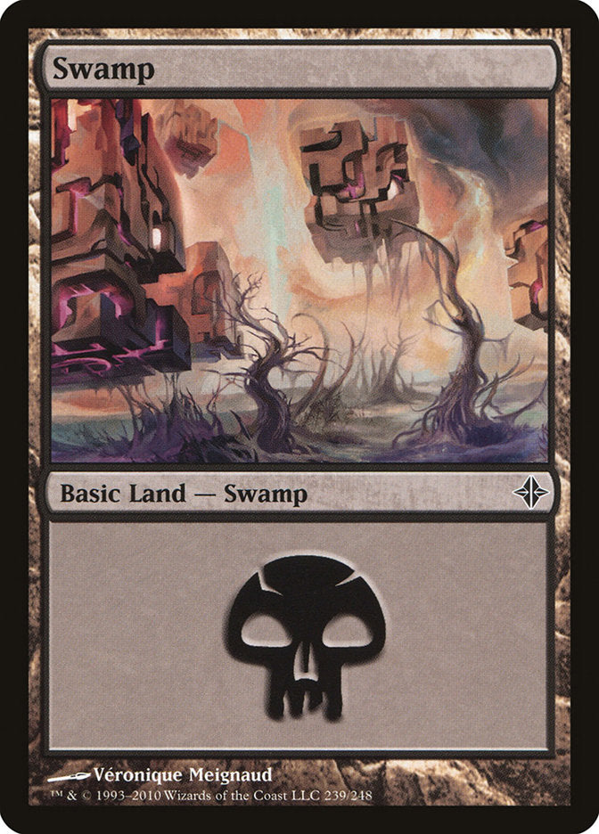 Swamp (#239) [Rise of the Eldrazi] | Webway Games