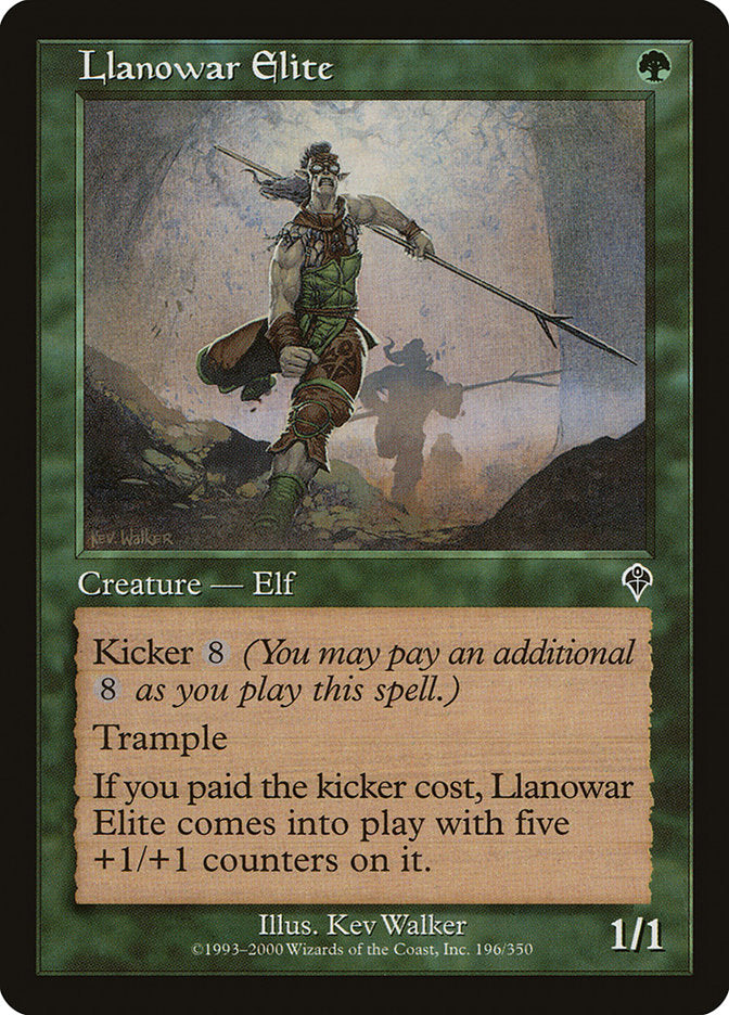 Llanowar Elite [Invasion] | Webway Games