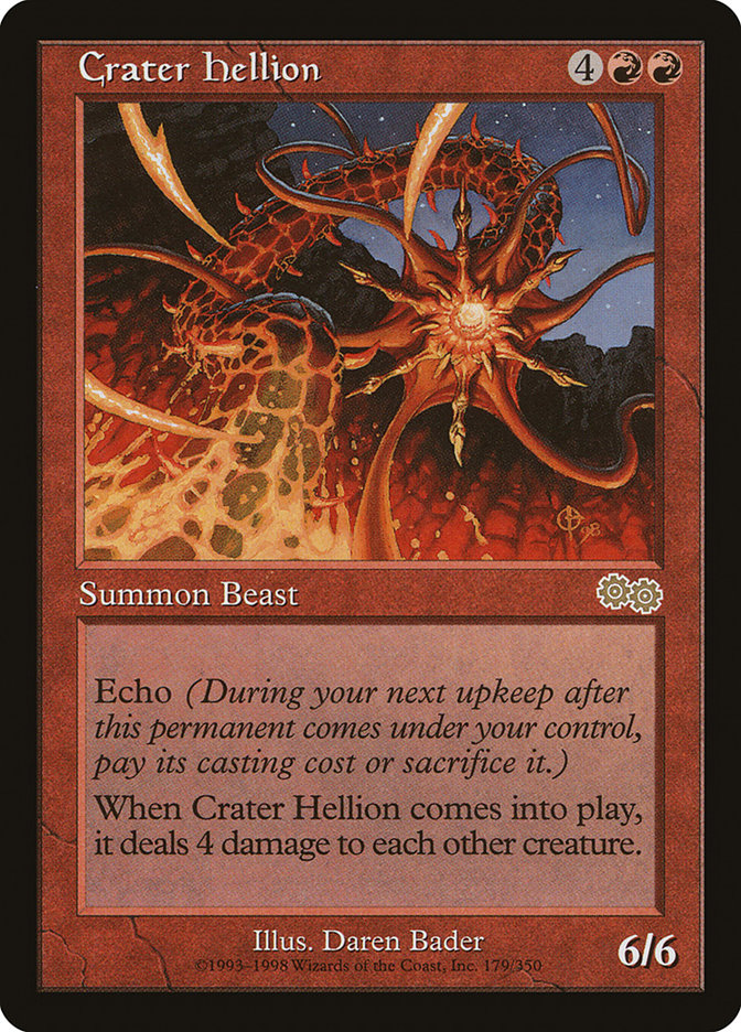 Crater Hellion [Urza's Saga] | Webway Games