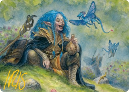 Feywild Trickster Art Card (Gold-Stamped Signature) [Dungeons & Dragons: Adventures in the Forgotten Realms Art Series] | Webway Games
