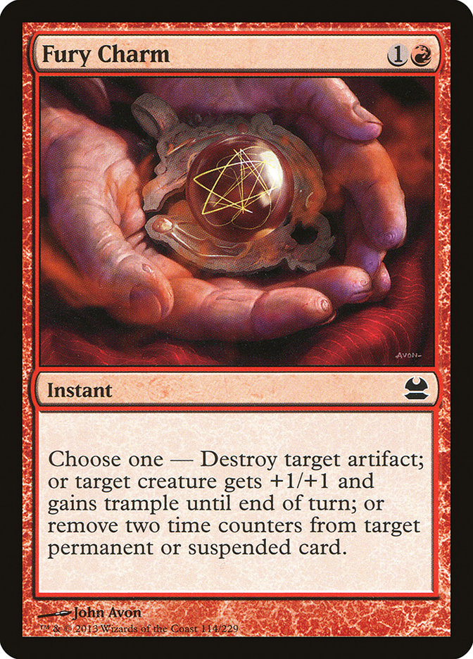 Fury Charm [Modern Masters] | Webway Games