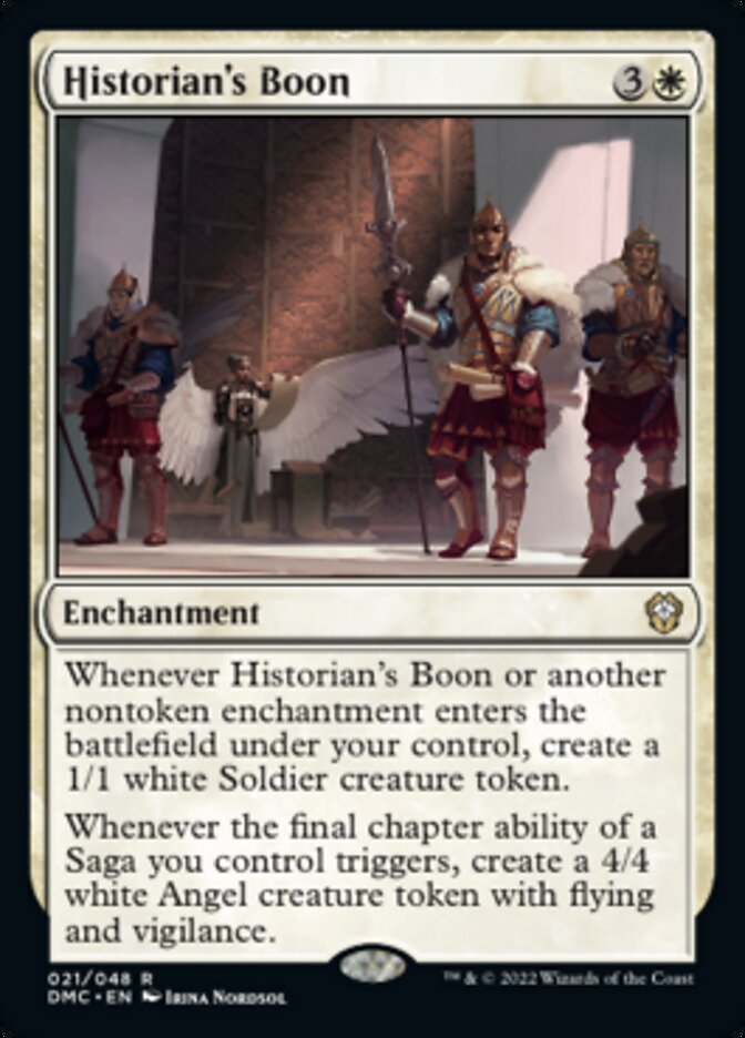 Historian's Boon [Dominaria United Commander] | Webway Games