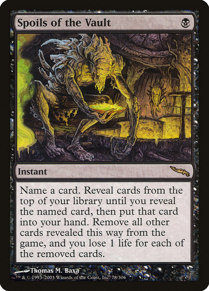 Spoils of the Vault [Mirrodin] | Webway Games
