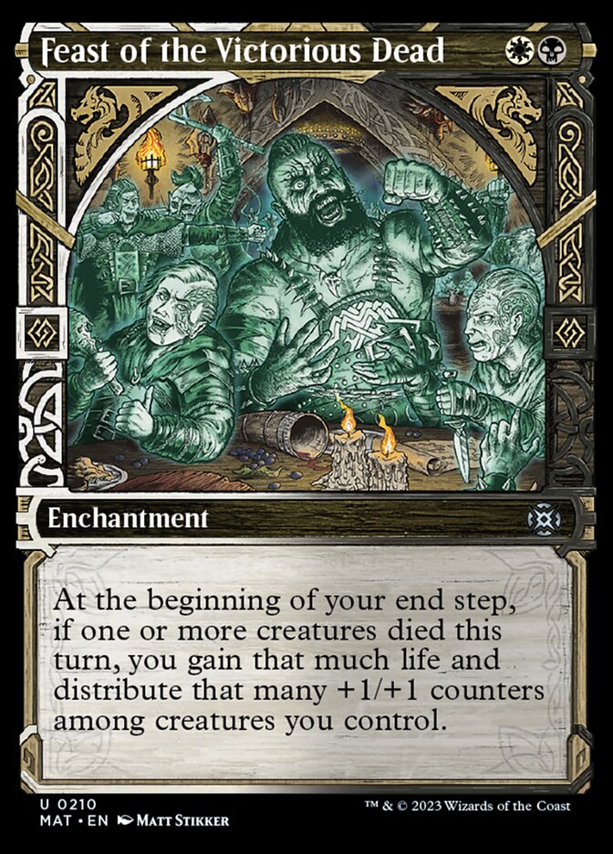 Feast of the Victorious Dead (Showcase Halo Foil) [March of the Machine: The Aftermath] | Webway Games