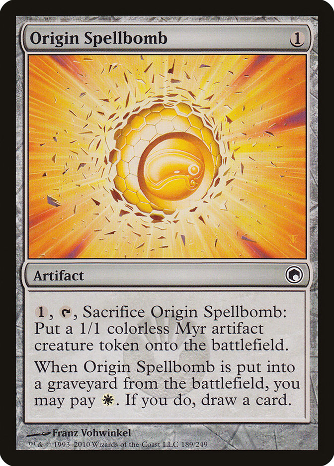 Origin Spellbomb [Scars of Mirrodin] | Webway Games
