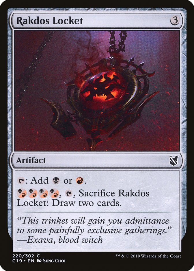 Rakdos Locket [Commander 2019] | Webway Games