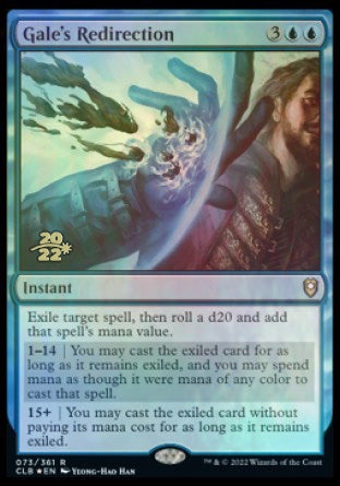 Gale's Redirection [Commander Legends: Battle for Baldur's Gate Prerelease Promos] | Webway Games