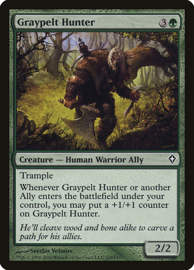 Graypelt Hunter [Worldwake] | Webway Games