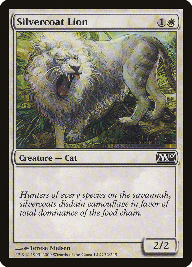 Silvercoat Lion [Magic 2010] | Webway Games
