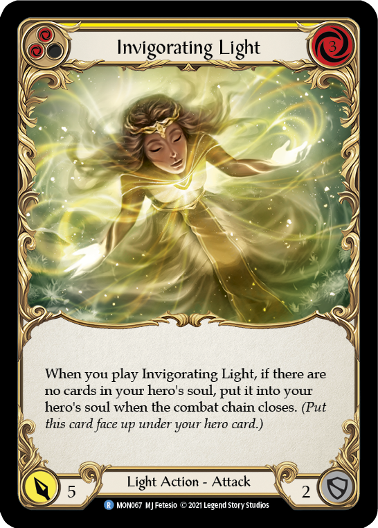 Invigorating Light (Yellow) [MON067] 1st Edition Normal | Webway Games