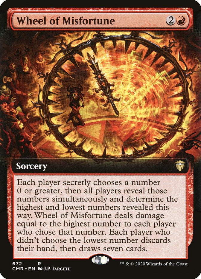 Wheel of Misfortune (Extended Art) [Commander Legends] | Webway Games