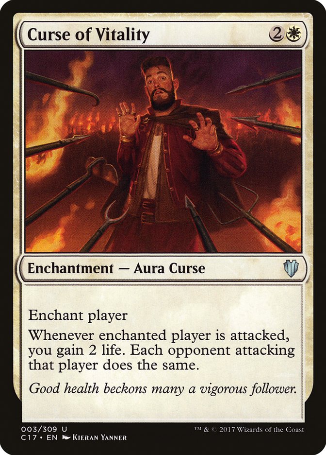Curse of Vitality [Commander 2017] | Webway Games