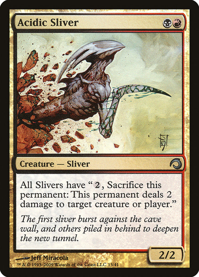 Acidic Sliver [Premium Deck Series: Slivers] | Webway Games