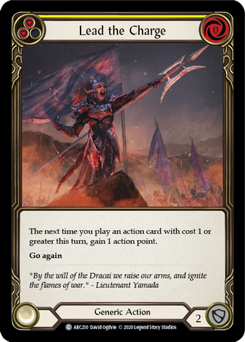 Lead the Charge (Yellow) [ARC210] Unlimited Rainbow Foil