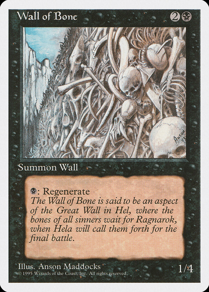 Wall of Bone [Fourth Edition] | Webway Games