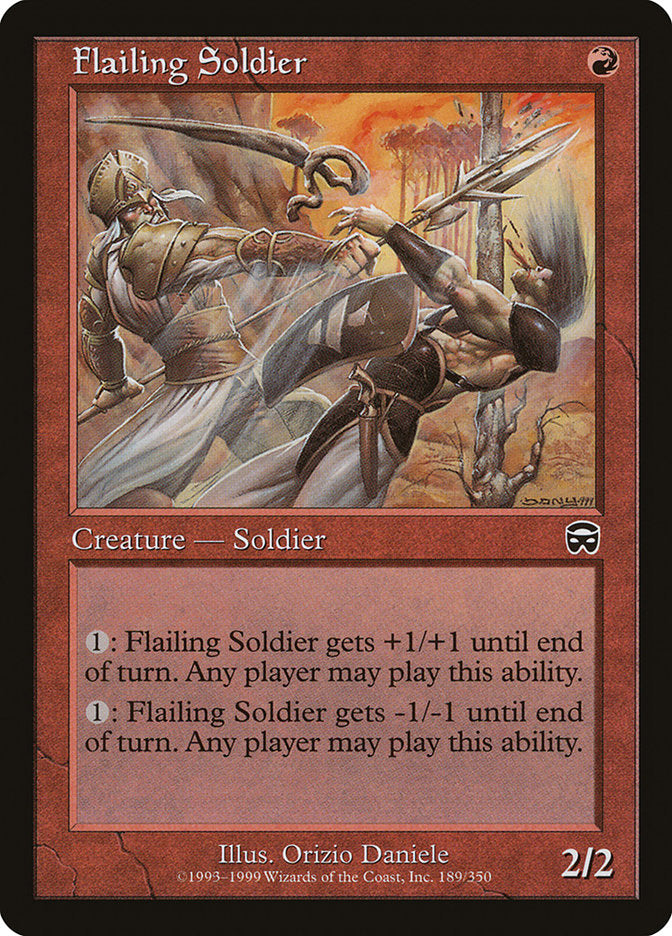Flailing Soldier [Mercadian Masques] | Webway Games