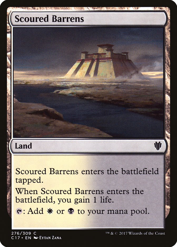 Scoured Barrens [Commander 2017] | Webway Games