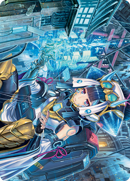 Covert Technician Art Card [Kamigawa: Neon Dynasty Art Series] | Webway Games