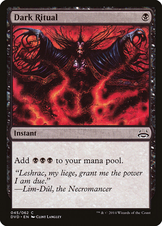 Dark Ritual (Divine vs. Demonic) [Duel Decks Anthology] | Webway Games