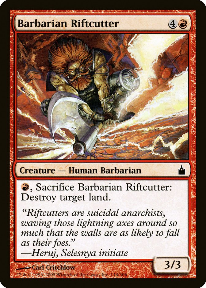 Barbarian Riftcutter [Ravnica: City of Guilds] | Webway Games