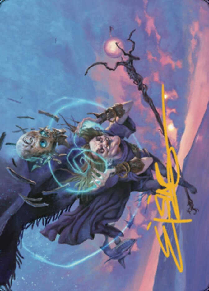 Zur, Eternal Schemer Art Card 1 (Gold-Stamped Signature) [Dominaria United Art Series] | Webway Games