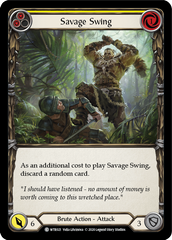 Savage Swing (Yellow) [U-WTR021] (Welcome to Rathe Unlimited)  Unlimited Normal | Webway Games