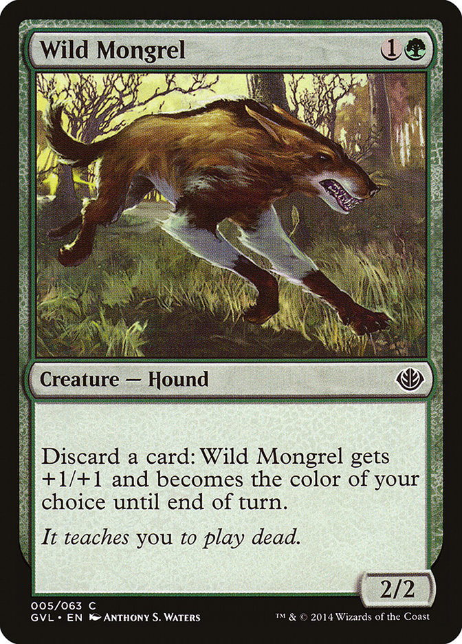 Wild Mongrel (Garruk vs. Liliana) [Duel Decks Anthology] | Webway Games