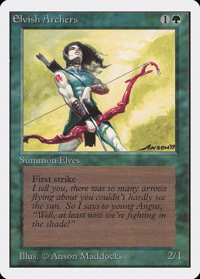 Elvish Archers [Unlimited Edition] | Webway Games