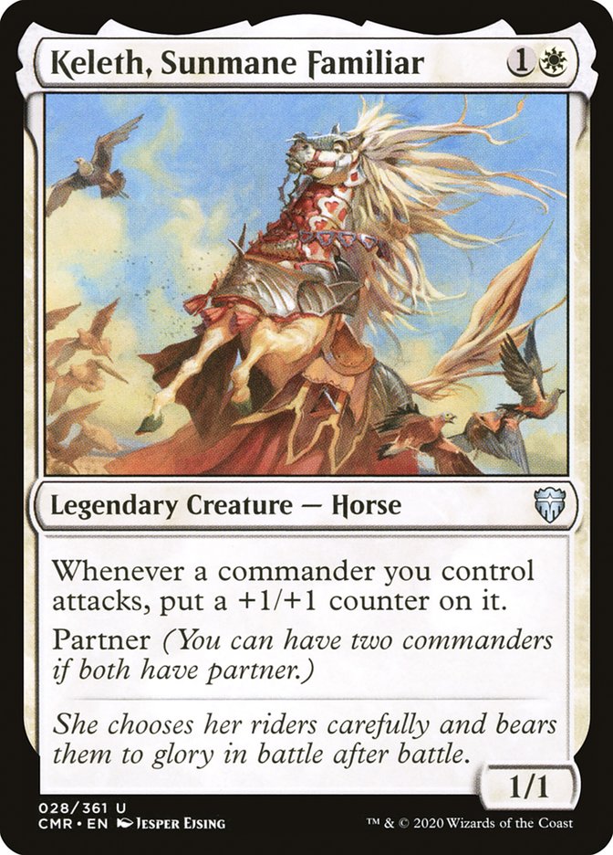 Keleth, Sunmane Familiar [Commander Legends] | Webway Games