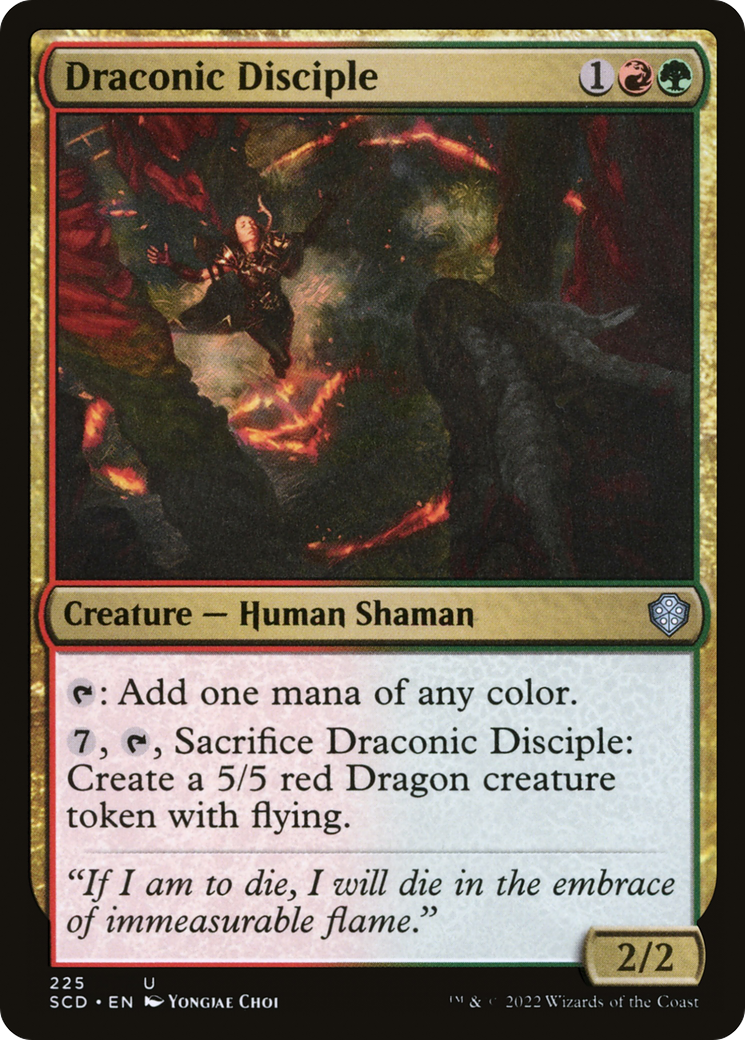 Draconic Disciple [Starter Commander Decks] | Webway Games