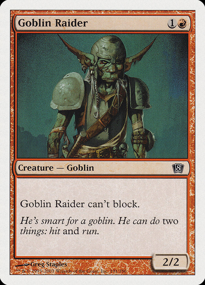 Goblin Raider [Eighth Edition] | Webway Games