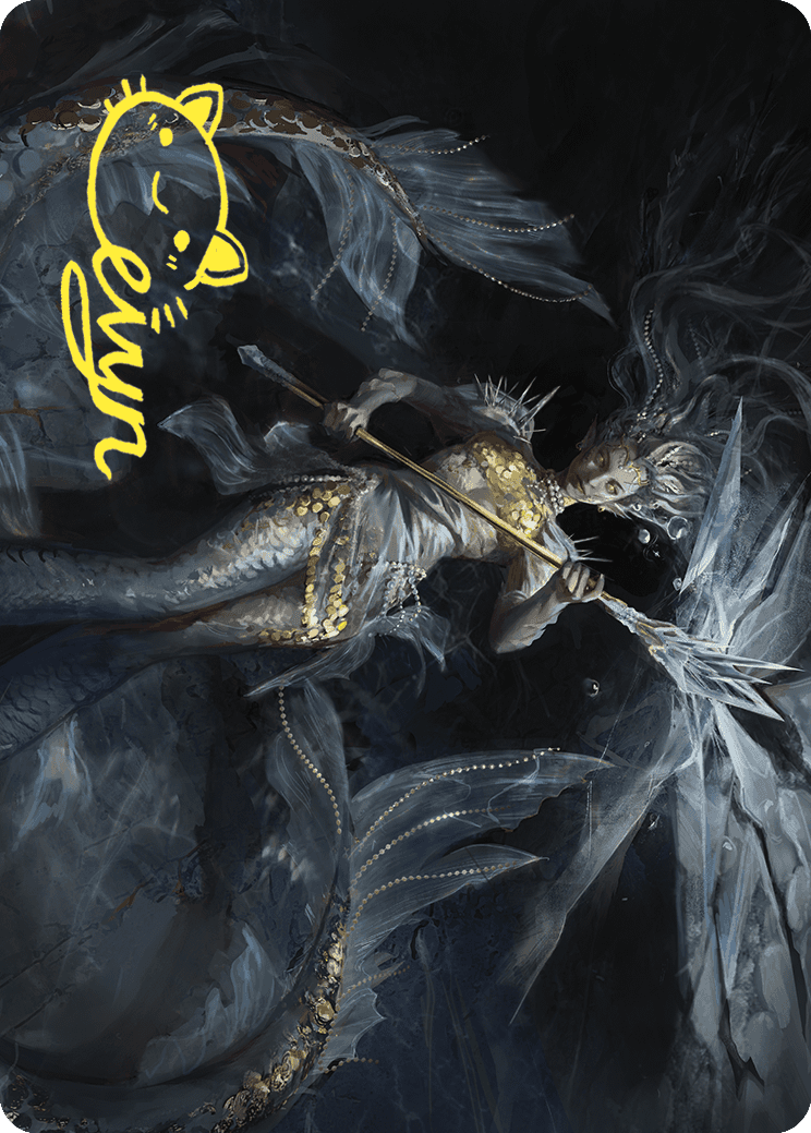 Sharae of Numbing Depths Art Card (Gold-Stamped Signature) [Wilds of Eldraine Art Series] | Webway Games