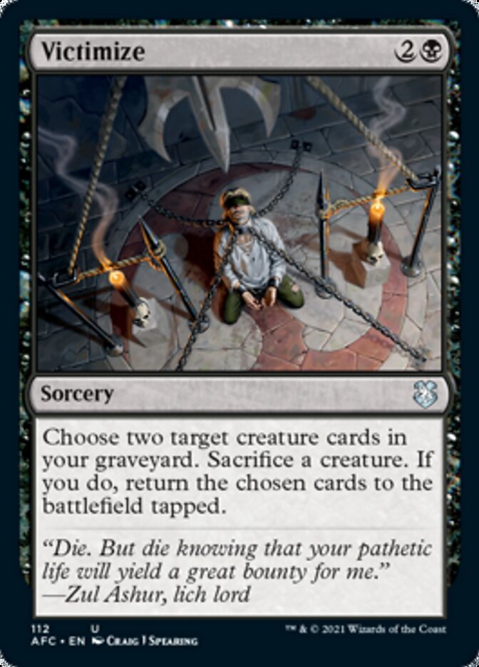 Victimize [Dungeons & Dragons: Adventures in the Forgotten Realms Commander] | Webway Games