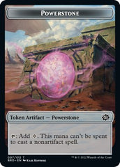 Powerstone // Saheeli, Filigree Master Emblem Double-Sided Token [The Brothers' War Tokens] | Webway Games