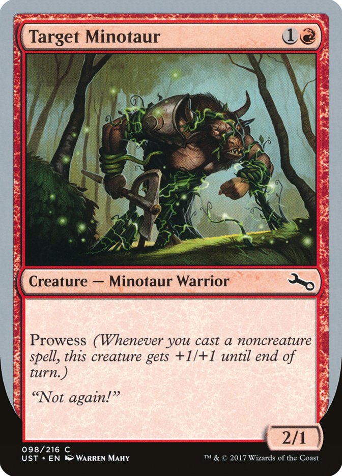 Target Minotaur (Vine Art) [Unstable] | Webway Games