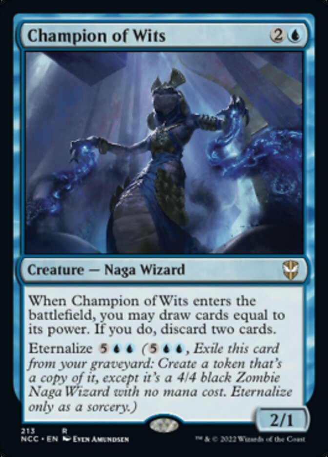 Champion of Wits [Streets of New Capenna Commander] | Webway Games