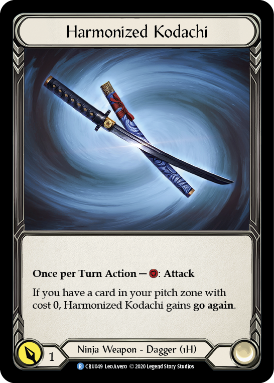 Harmonized Kodachi [CRU049] 1st Edition Normal | Webway Games