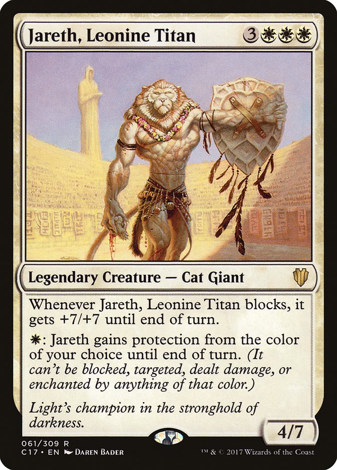 Jareth, Leonine Titan [Commander 2017] | Webway Games