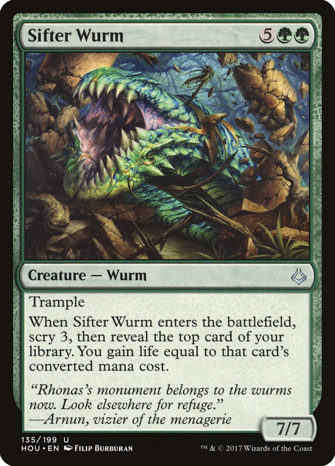 Sifter Wurm [Hour of Devastation] | Webway Games