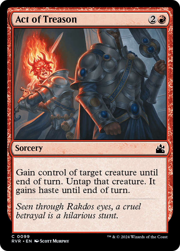 Act of Treason [Ravnica Remastered] | Webway Games