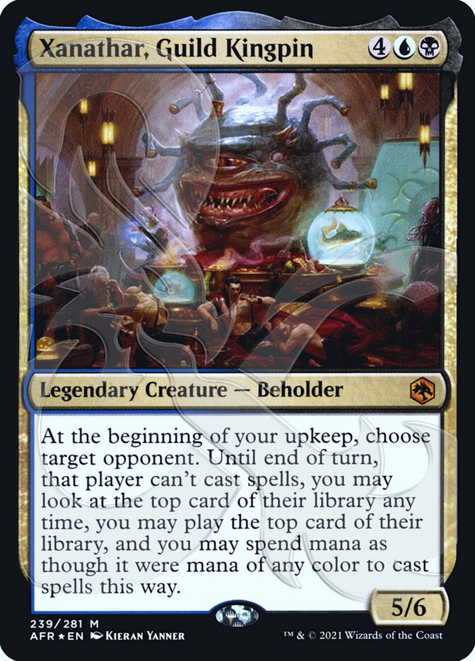 Xanathar, Guild Kingpin (Ampersand Promo) [Dungeons & Dragons: Adventures in the Forgotten Realms Promos] | Webway Games