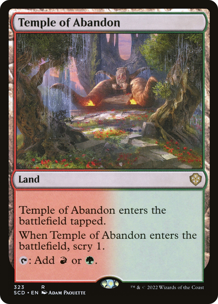 Temple of Abandon [Starter Commander Decks] | Webway Games