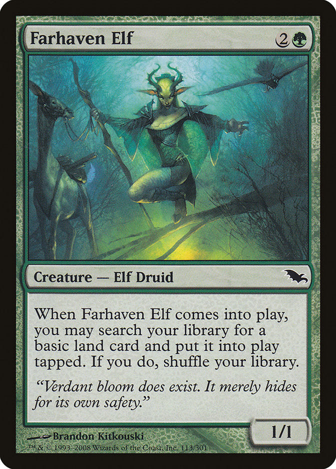 Farhaven Elf [Shadowmoor] | Webway Games