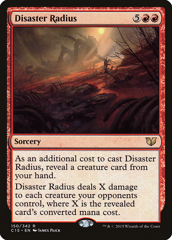 Disaster Radius [Commander 2015] | Webway Games