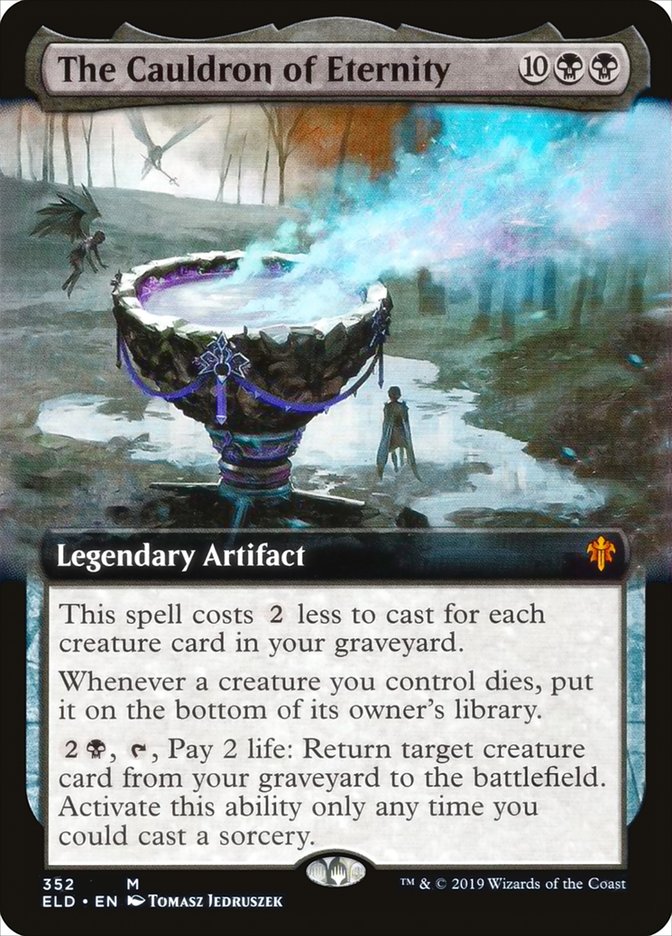 The Cauldron of Eternity (Extended Art) [Throne of Eldraine] | Webway Games